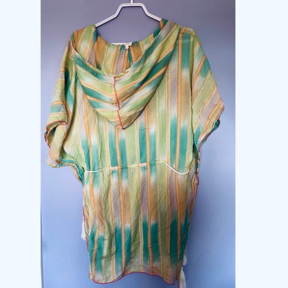 Anthro Lilka Pastel Yarn Dyed Cover Up Tunic - Picture 4 of 7